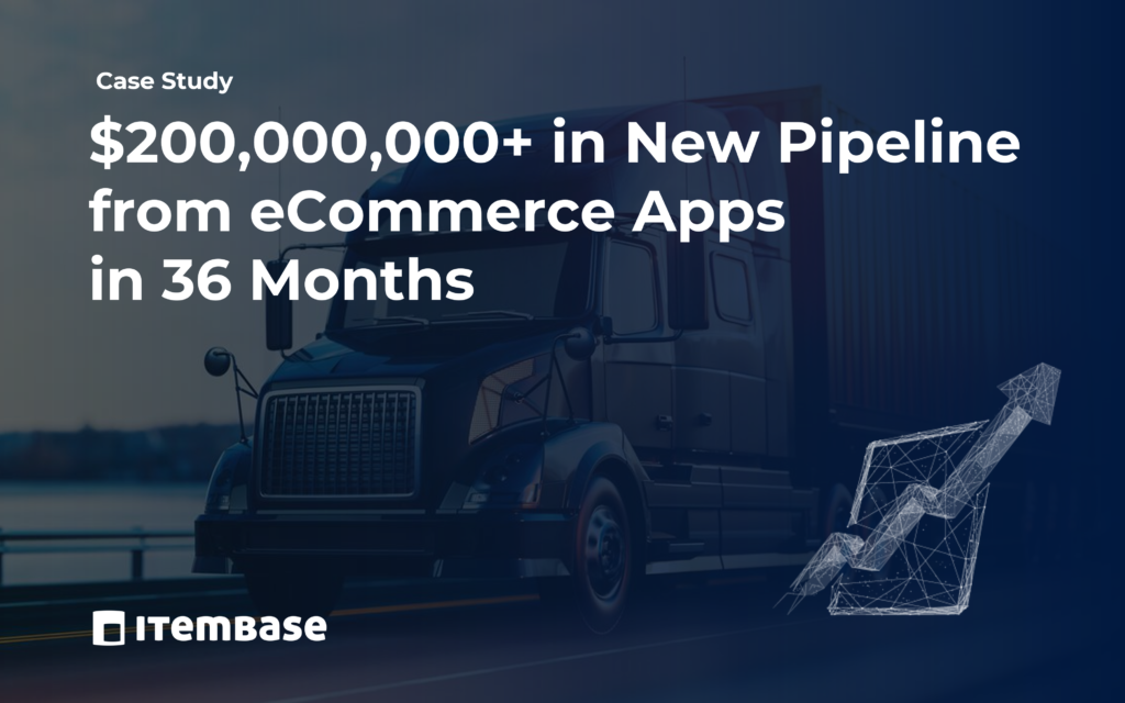 Itembase Case Study - $200,000,000+ in New Pipeline from eCommerce Apps